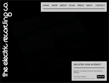 Tablet Screenshot of electricrecordingco.com